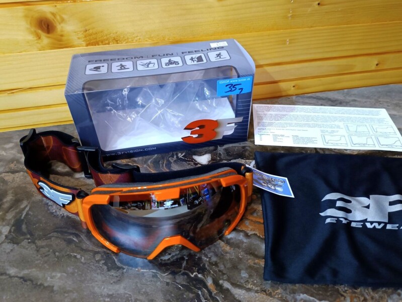 JUNIORSKÉ LYŽIARSKE OKULIARE 3F VISON GLIMMER K ORANGE